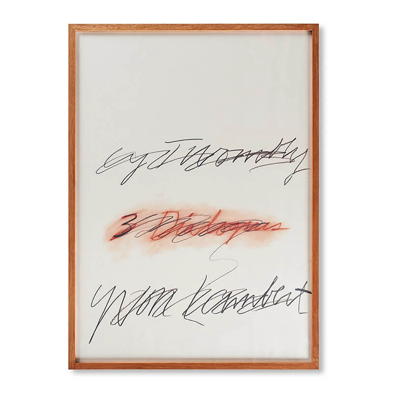 楽天市場】Cy Twombly アートポスター Poster project (1980) 48.3x69 