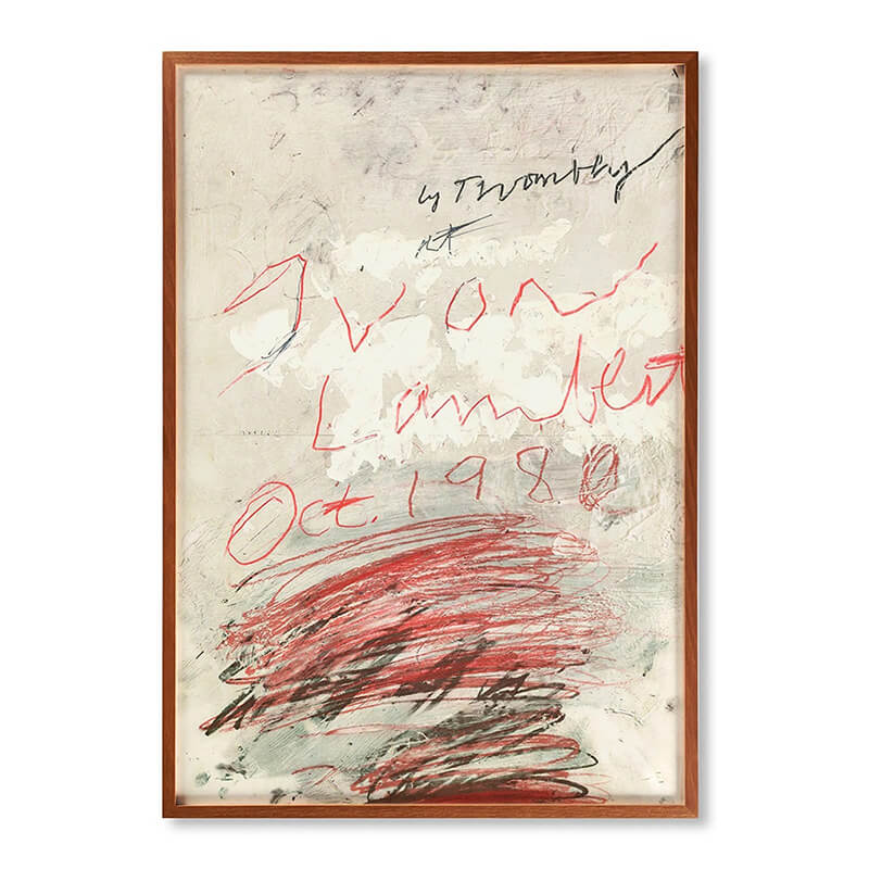 期間限定の激安セール Cy Twombly アートポスター Poster project 1980