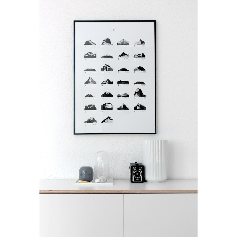 小サイズが加わりました】Coco Lapine Design ポスター MOUNTAIN ABC