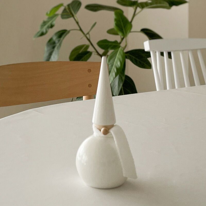 楽天市場】木製 つや サンタ ホワイト S H11cm クリスマス