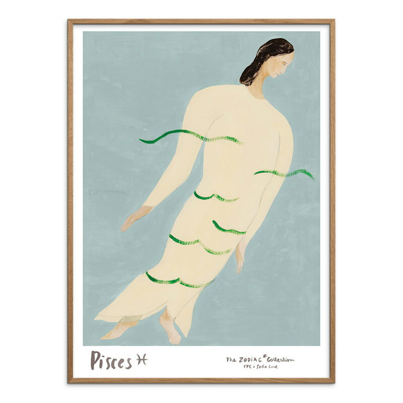 デンマーク THE POSTER CLUB うお座 ポスター 30x40cm ピスケス 女性 マダム 北欧 おしゃれ 水色 ザポスタークラブ 魚座 星座 ソフィアリンド インテリア インテリア雑貨 アート アートポスター 30 40 絵画 絵 壁掛け モダン nest 7,524円