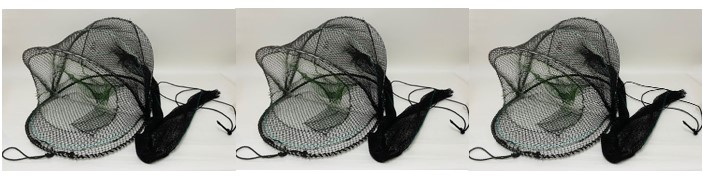カメの捕獲に、かめもんどり　ステンレス　3個セット（1個あたり8800円）