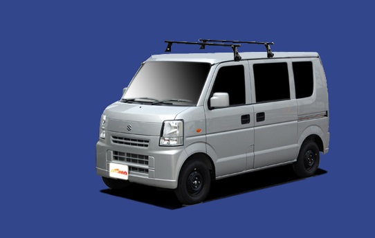 ☆TUFREQシステムキャリア エブリィ DA64V/DA64W 標準ルーフ用 ベースキット1台分