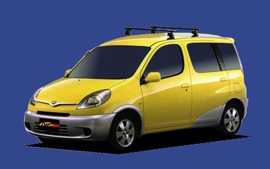 ☆TUFREQシステムキャリア ファンカーゴ NCP20/NCP21/NCP25 ルーフレール無車用 ベースキット1台分｜NET部品館
