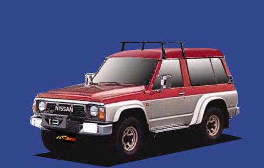 ☆TUFREQシステムキャリア サファリ Y16#/Y60系 ハイルーフ(2ドア)用 ベースキット1台分|NET部品館