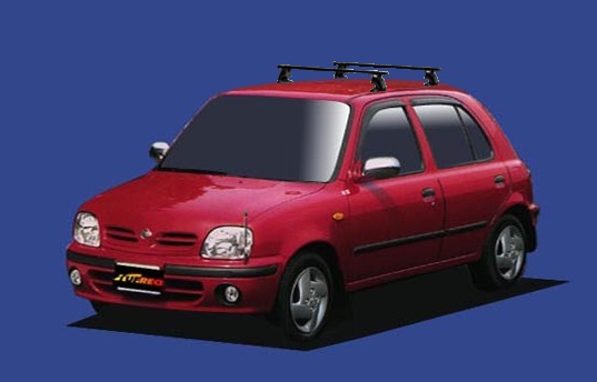 マーチ K13 5ドア車用　 TUFREQ タフレック システムキャリア　中古品 マーチ K13 5ドア車用 TUFREQ タフレック システムキャリア 中古