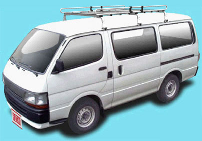 ◆ROCKYルーフキャリアZMシリーズ ハイエース/レジアスエースバン RZH125B/RZH111G/RZH183K 標準ルーフ ZM-321M｜NET部品館