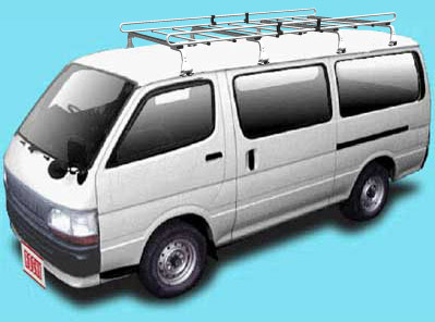 ◆ROCKYルーフキャリアZMシリーズ ハイエース/レジアスエースバン LH162V/LH168V/LH172K 標準ルーフロングボディ ZM-425M