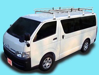 ◆ROCKYルーフキャリアZMシリーズ ハイエース/レジアスエースバン TRH200V/TRH200K/KDH200K 標準ルーフ ZM-528M｜NET部品館