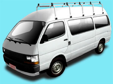 ◆ROCKYルーフキャリアSEシリーズ ハイエース/レジアスエースバン LH162V/LH168V/LH172K ハイルーフロングボディ SE-570C|NET部品館