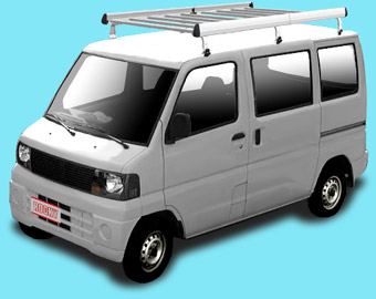 ◆ROCKYルーフキャリアSAシリーズ ミニキャブ U60系 標準ルーフ SA-11|NET部品館