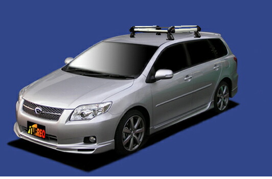 ★TUFREQ ルーフキャリア カローラフィールダー NZE141G/NZE144G/ZRE142G/ZRE144G用/Hシリーズ 長さ：ショート HE22B1+