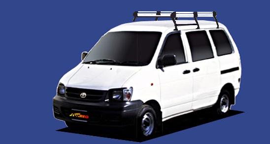■TUFREQ ルーフキャリア タウンエースバン CR52V/KR41V/KR42V ハイルーフ用/Hシリーズ 長さ：ミドル HH23+