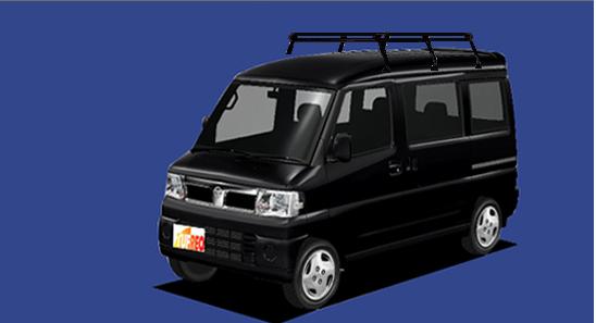 ■TUFREQ ルーフキャリア ハイエースバン 100系 ハイルーフ用/Pシリーズ 長さ：超ロング PH25+