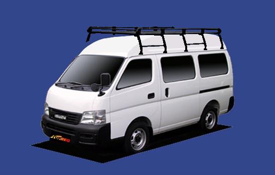 ■TUFREQ ルーフキャリア キャラバン E25系 ハイルーフ用/Pシリーズ 長さ：超ロング PH25+