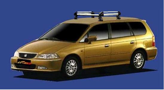 ★TUFREQ ルーフキャリア オデッセイ RA6/RA7/RA8/RA9 ルーフレール無車用/Hシリーズ 長さ:ショート HE22C1+|NET部品館