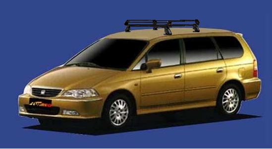 ★TUFREQ ルーフキャリア オデッセイ RA6/RA7/RA8/RA9 ルーフレール無車用/Pシリーズ 長さ:ショート PE22C1+|NET部品館