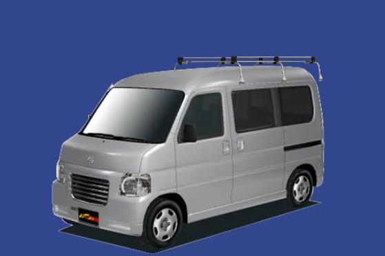 ★TUFREQ ルーフキャリア バモスホビオ HM3/HM4/HJ1/HJ2用/Uシリーズ 長さ：ミドル UH33