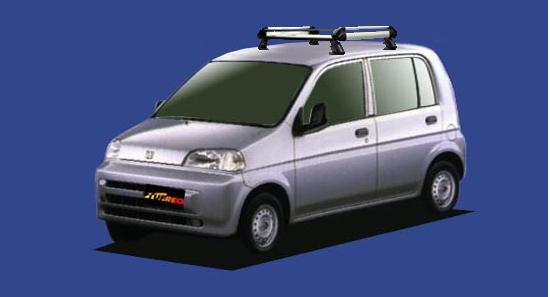 ★TUFREQ ルーフキャリア ライフ JB1/JB2/JB3/JB4 ルーフレール無車用/Hシリーズ 長さ：ショート HE22A1+