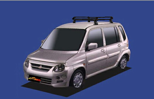 ★TUFREQ ルーフキャリア トッポＢＪワイド H43A/H48A ルーフレール無車用/Pシリーズ 長さ：ショート PE22C1+｜NET部品館 15,872円