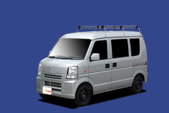 ★TUFREQ ルーフキャリア スクラム DG64V ハイルーフ用/Uシリーズ 長さ：ミドル UH33