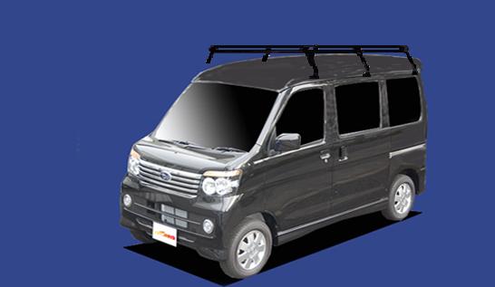 ■TUFREQ ルーフキャリア スクラム DG64V ハイルーフ用/Pシリーズ 長さ：ロング PH236C+｜NET部品館
