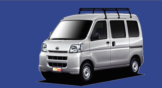 ★TUFREQ ルーフキャリア サンバーバン S321B/S331B用/Pシリーズ 長さ：ミドル PH234B+｜NET部品館