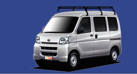 ■TUFREQ ルーフキャリア サンバーバン S321B/S331B用/Pシリーズ 長さ：ロング PH236C+