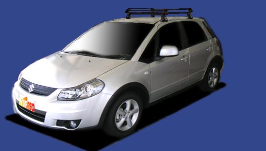 ★TUFREQ ルーフキャリア ＳＸ４ YA11S/YB11S/YA41S/YB41S ルーフレール無車用/Pシリーズ 長さ：ショート PE22B1+｜NET部品館
