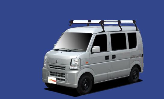 楽天市場】☆TUFREQ ルーフキャリア エブリィ DA17V/DA17W 標準ルーフ 