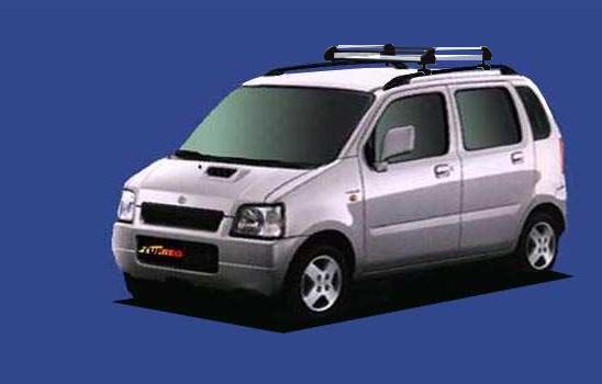 ★TUFREQ ルーフキャリア ワゴンＲ MC11S/MC21S ルーフレール付車用/Hシリーズ 長さ：ショート HR22+｜NET部品館