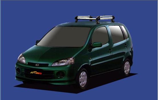 ★TUFREQ ルーフキャリア ＹＲＶ M201G/M211G用/Hシリーズ 長さ：ショート HE22B1+
