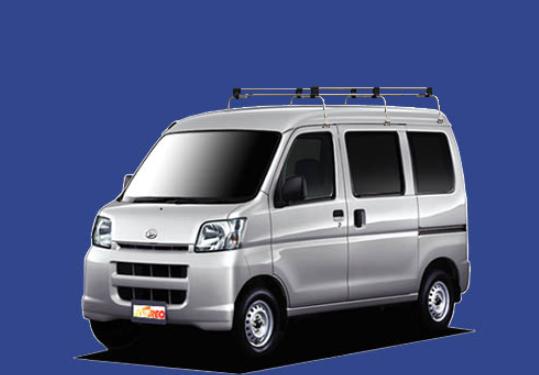 ★TUFREQ ルーフキャリア アトレーワゴン S320G/S330G用/Uシリーズ 長さ：ミドル UH33