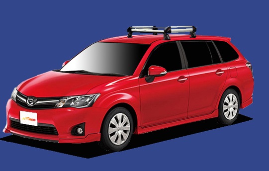 ★TUFREQ ルーフキャリア カローラフィールダー ZRE162G/NZE161G/NZE164G用/Hシリーズ 長さ：ショート HE22B1+｜NET部品館