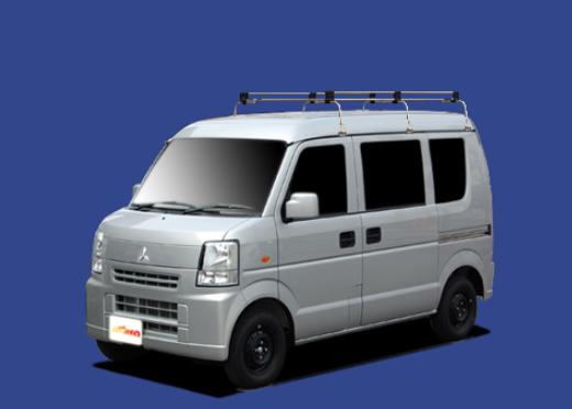 ★TUFREQ ルーフキャリア ミニキャブ DS64V ハイルーフ用/Uシリーズ 長さ：ミドル UH33
