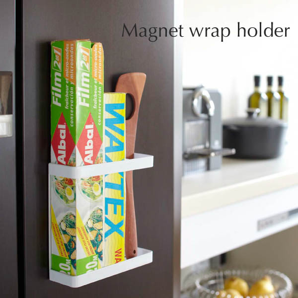Net C5 Magnet Loop Holder Tower K Net C5 Magnet Loop Holder Tower K Kitchen Storage Wrap Aluminum Foil Rack White Black Simple Modern Cool Stylish Design