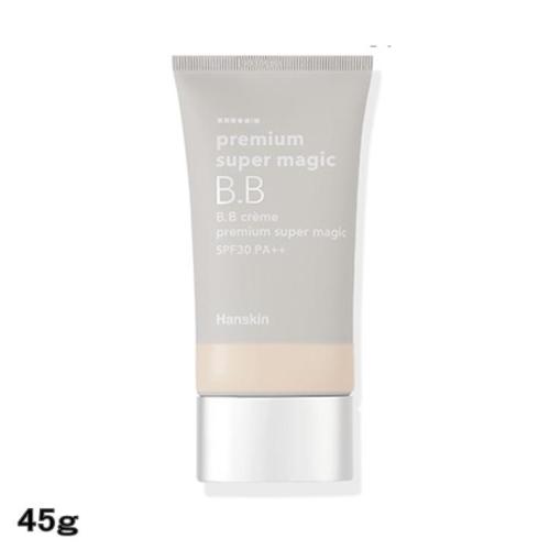 楽天市場 ハンスキン Hanskin プレミアムスーパーマジックbbクリーム リニューアル 45g Spf30 Pa 化粧下地 コスメリーフ