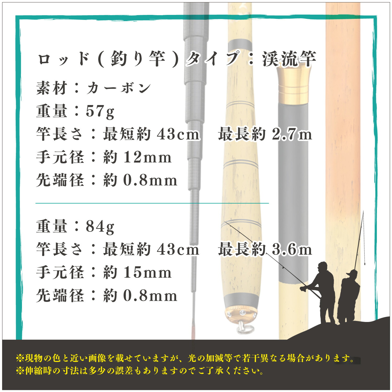 楽天市場 Net O 渓流釣り 延べ竿 コンパクト 2 7ｍ ネットのオカムラ