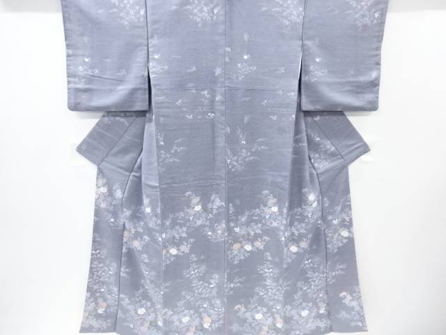 着物 菊に萩模様訪問着 リサイクル 中古 驚きの値段で Backingtrackplaymusic Com