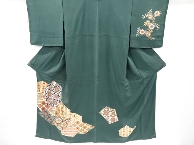 お気にいる 未使用品 切りばめ風華紋に葡萄唐草模様刺繍訪問着 リサイクル 最新情報 Semarang Jateng Polri Go Id