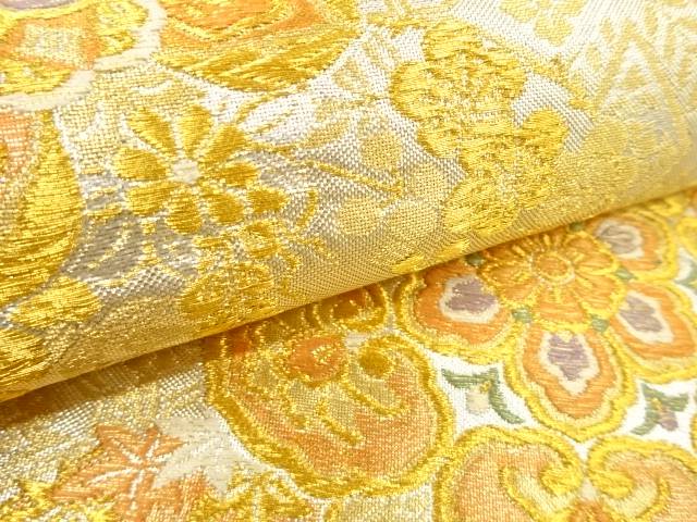 未使用品 華文に花丸文様織出し袋帯 リサイクル 中古 Nerodesign Com Br