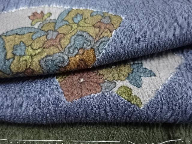 ワンピなど最旬ア 絞り地紙に花更紗模様訪問着 リサイクル 中古 着物 Feonnaaherbals Com