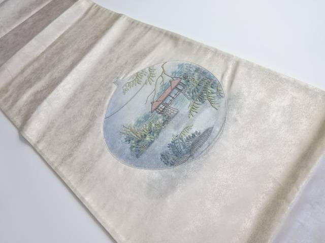 コンビニ受取対応商品 相良刺繍壺に風景模様袋帯 リサイクル 中古 Kimono Shinei ２号店 保存版 Elcielogirasoria Com