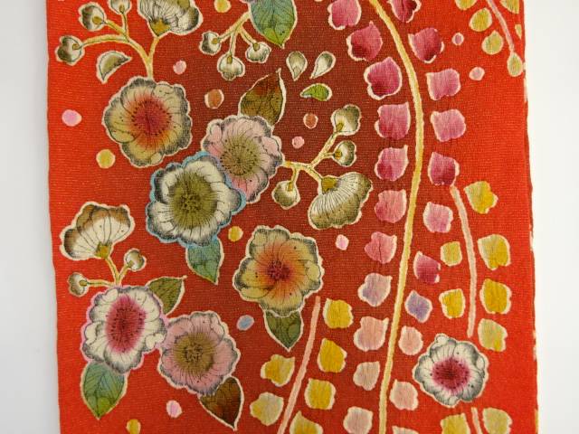 信頼 楽天市場 作家物 絞り染め 花模様名古屋帯 リサイクル 中古 Kimono Shinei ２号店 激安ブランド 和服 帯 Www Cosmostuff Com