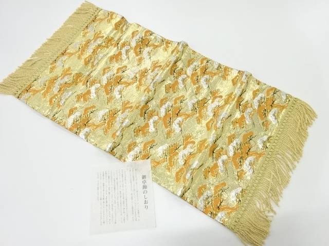 楽天市場 未使用品 地紙に松模様織出し卓布 リサイクル 中古 Kimono Shinei ２号店