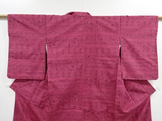 宅送 未使用品 壁画人物に草花模様織出し手織り真綿紬着物 リサイクル 中古 Kimono Shinei ２号店 現金特価 Erieshoresag Org