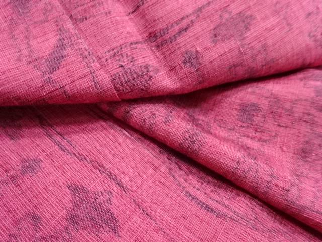 宅送 未使用品 壁画人物に草花模様織出し手織り真綿紬着物 リサイクル 中古 Kimono Shinei ２号店 現金特価 Erieshoresag Org