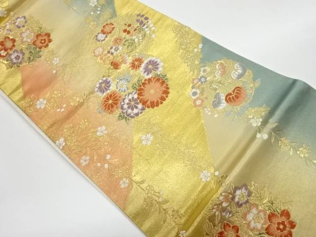 新作ウエア 帯 枝垂れ桜に花丸文様織出し袋帯 リサイクル 中古 Sercomedsa Cl 新作ウエア 帯 枝垂れ桜に花丸文様織出し袋帯 リサイクル 中古 Sercomedsa Cl