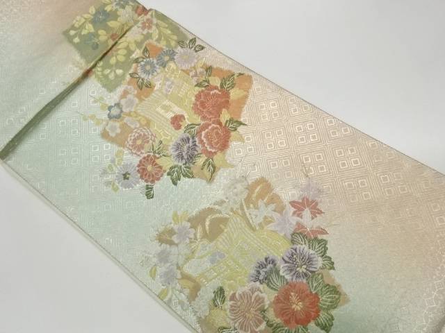 女性に人気！ ¥17353円 厳選○未使用同然○相良刺繍○汕頭刺繍○暈し染