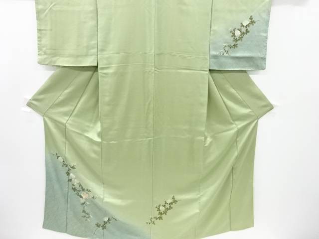 菊模様刺繍訪問着 リサイクル 中古 Sfeah Com